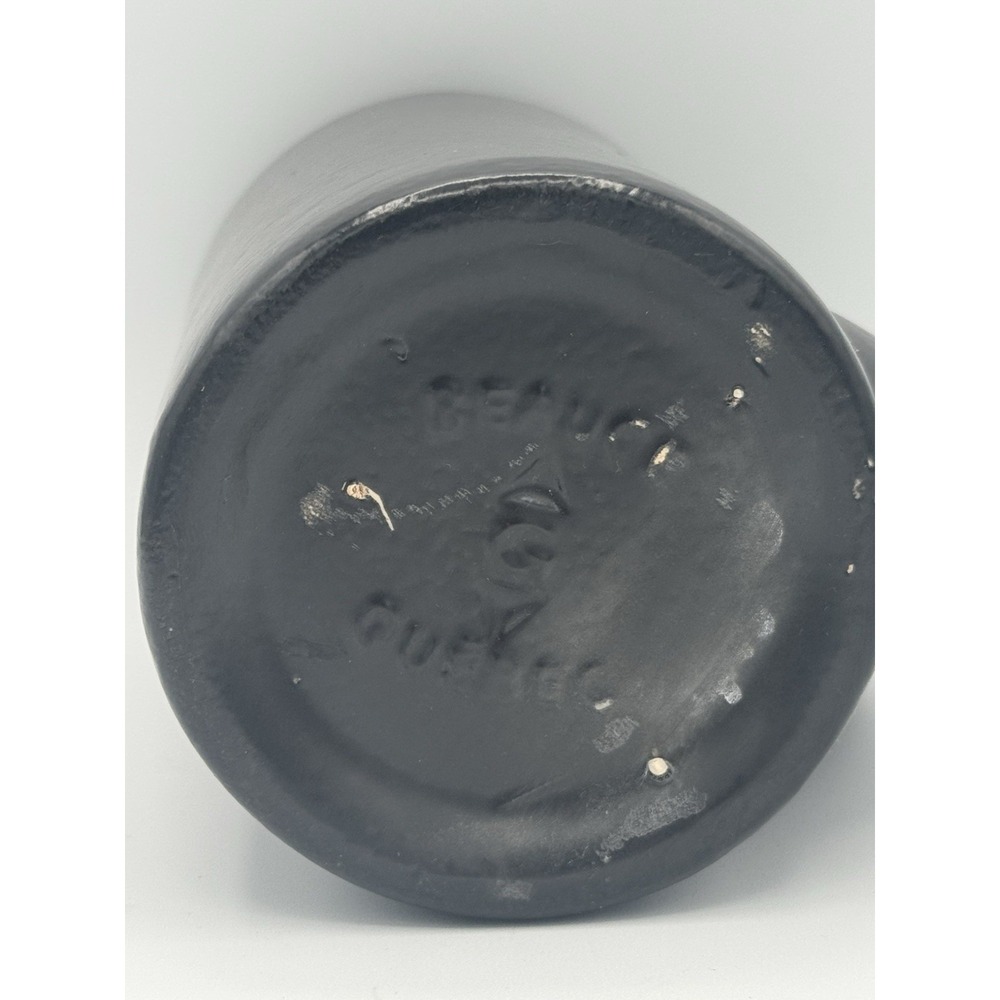 Beauce Quebec MCM Mug Black Canada 1960's Unique Glaze Tea Coffee Cup - Picture 7 of 8